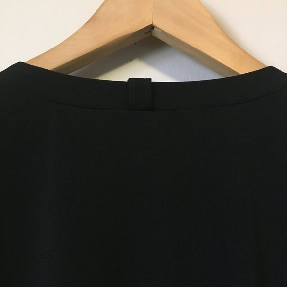 Tradition Made in Canada Black Open Short Sleeve Cardigan With Batik Shirt 2in1 - Picture 10 of 16